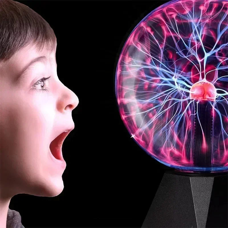 Magic Crystal Plasma Ball Touch Lamp – LED Electrostatic Light for Kids, Party Decor & Gift (3–8 Inch Options)