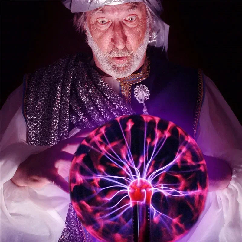Magic Crystal Plasma Ball Touch Lamp – LED Electrostatic Light for Kids, Party Decor & Gift (3–8 Inch Options)