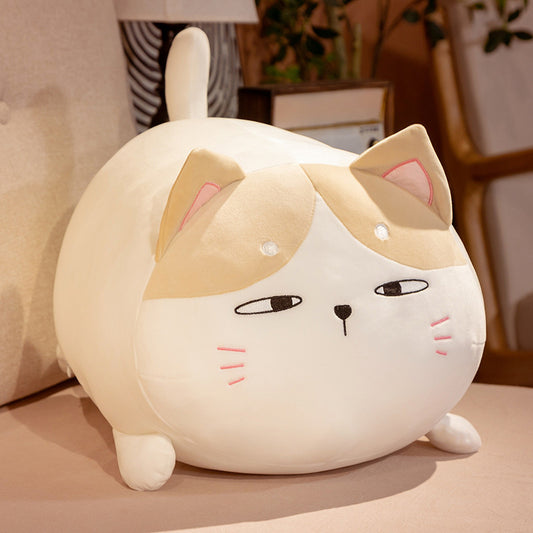 Cute Cat Plush Toy – Soft Stuffed Animal Doll in Multiple Colors