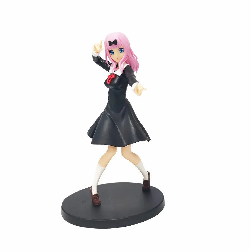 Kaguya-sama: Love is War Figures – Fujiwara Chika & Shinomiya Kaguya PVC Anime Collectible Statue Models