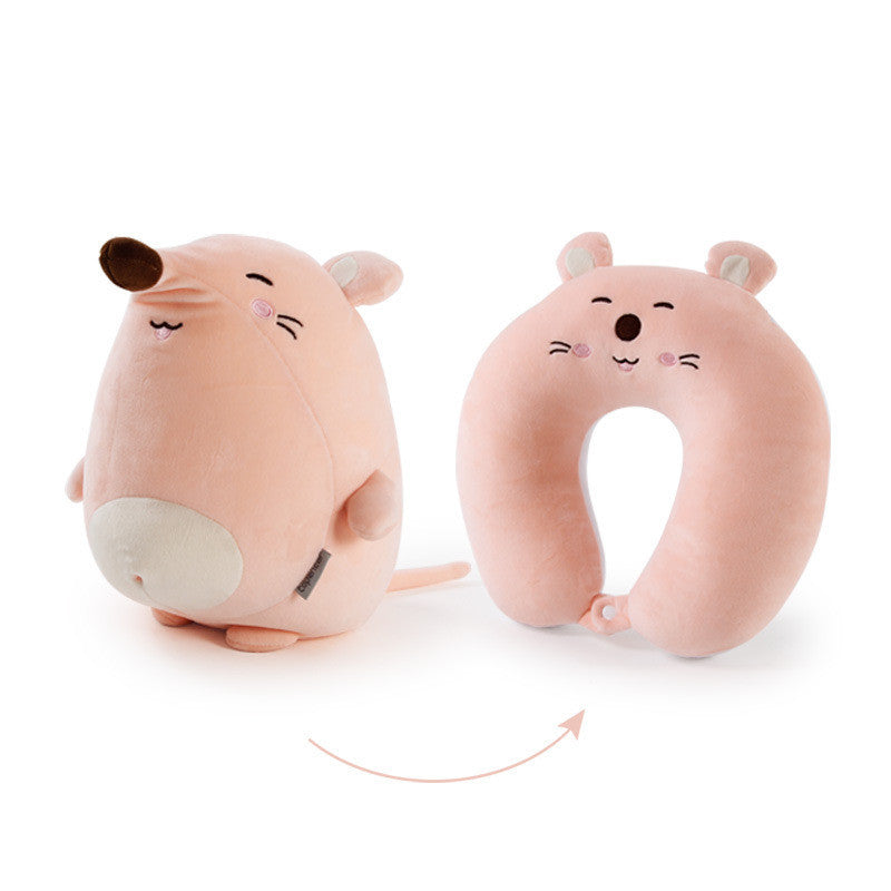 Penguin U-Shaped Neck Pillow – Soft Travel & Nap Pillow