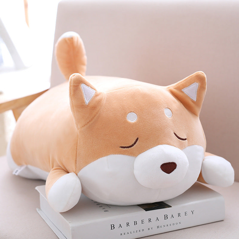Cute Shiba Inu Dog Plush Toy – Fat Kawaii Stuffed Animal Pillow
