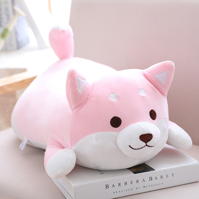 Cute Shiba Inu Dog Plush Toy – Fat Kawaii Stuffed Animal Pillow