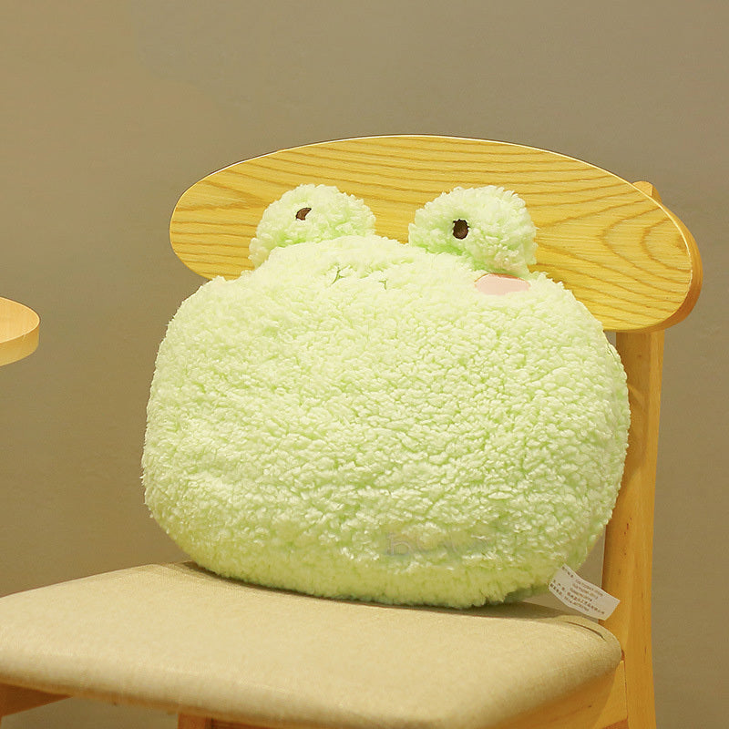 Kawaii Animal Plush Pillow – Cute Bear, Rabbit, Frog & Pig Stuffed Toys