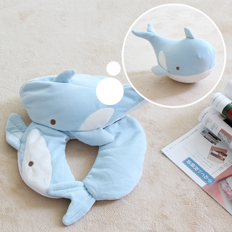 Penguin U-Shaped Neck Pillow – Soft Travel & Nap Pillow