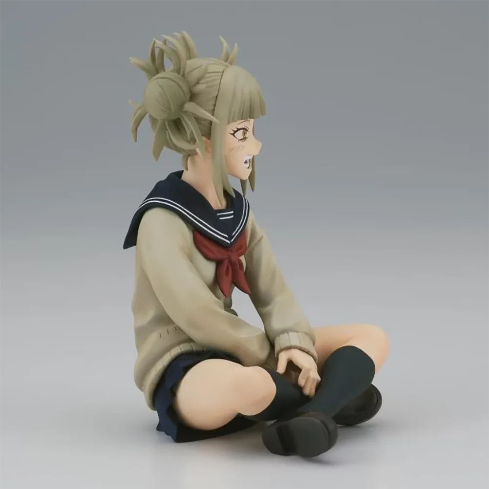 My Hero Academia Figures – 10 cm Toga Himiko & Uraraka Ochako PVC Anime Collectible Sitting Statue Models