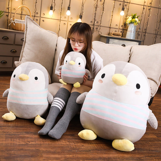 Kawaii Penguin Plush Toy – Soft Stuffed Animal Pillow