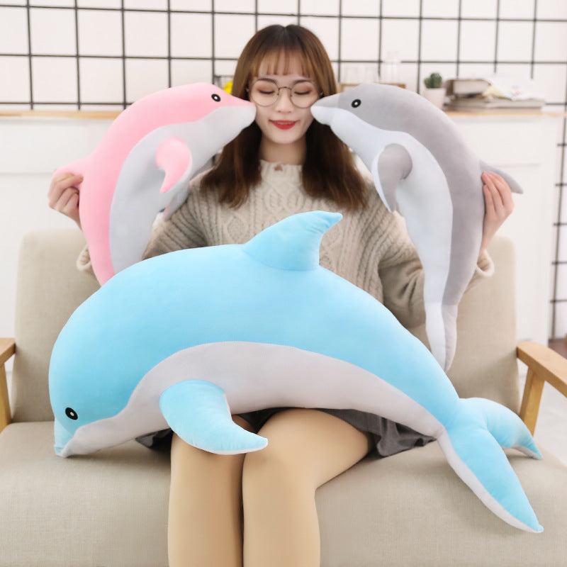 Dolphin Plush Toy – Crystal Soft Stuffed Animal Doll