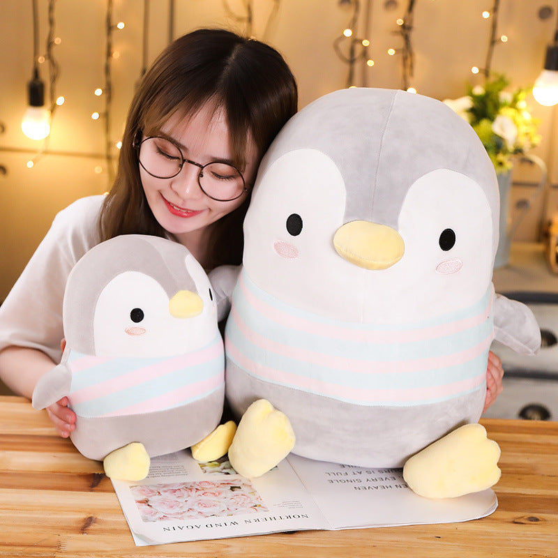 Kawaii Penguin Plush Toy – Soft Stuffed Animal Pillow