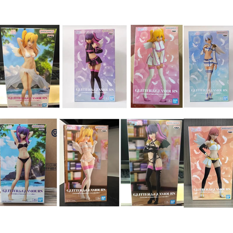 Banpresto Angel Airborne Figures – 20–22 cm Miriella, Mikari, Liliel & Ririsa PVC Anime Collectible Models