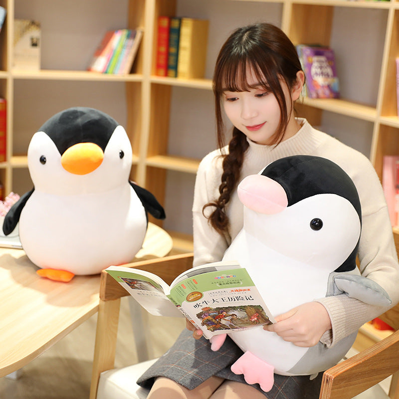 Penguin Plush Toy – Soft Stuffed Animal Doll for Teens & Adults