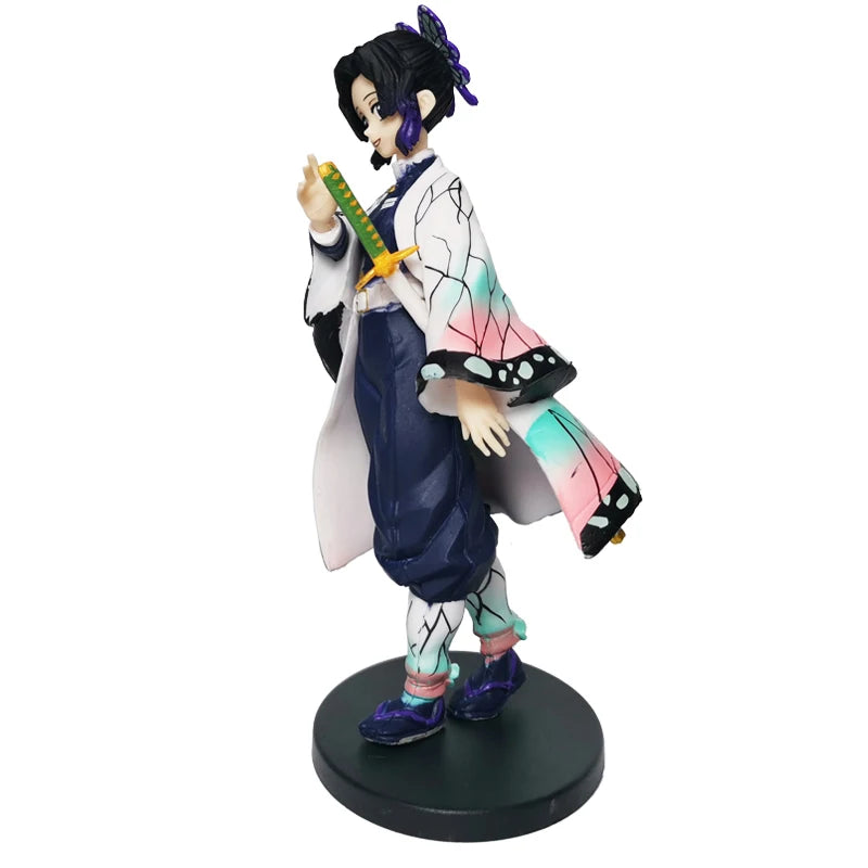 Demon Slayer Anime Figures – 14 cm Tanjiro, Nezuko, Zenitsu & Inosuke PVC Collectible Statues