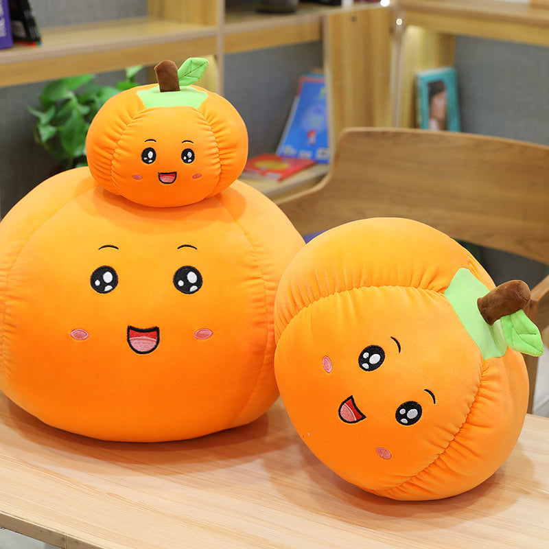 Halloween Pumpkin Plush Toy – Cute Stuffed Pumpkin Doll for Decoration & Gifts