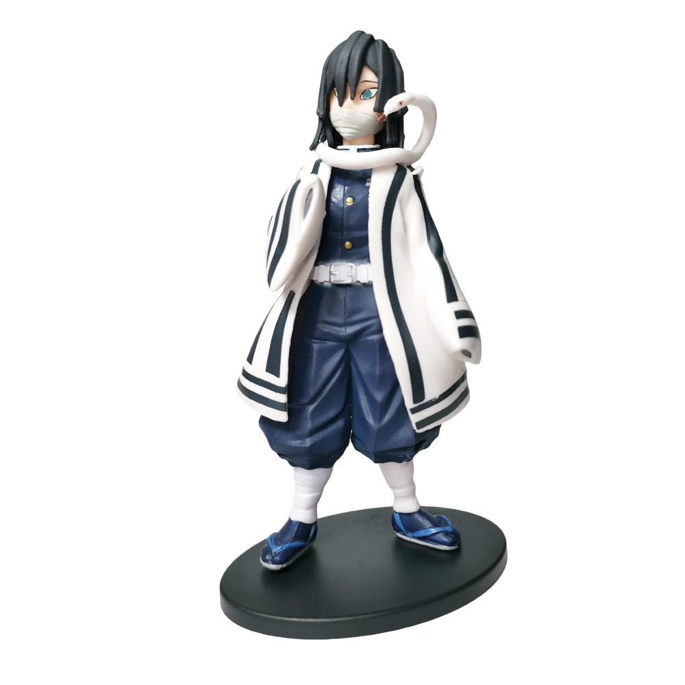 Demon Slayer Anime Figures – 14 cm Tanjiro, Nezuko, Zenitsu & Inosuke PVC Collectible Statues