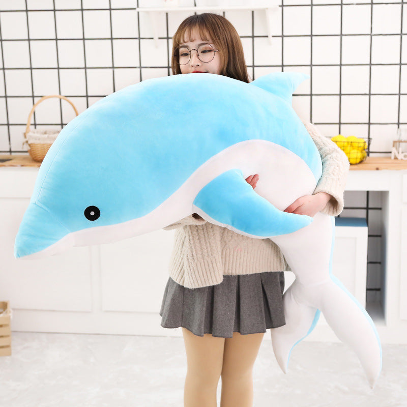 Dolphin Plush Toy – Crystal Soft Stuffed Animal Doll