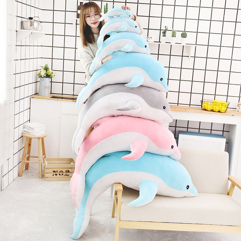 Dolphin Plush Toy – Crystal Soft Stuffed Animal Doll
