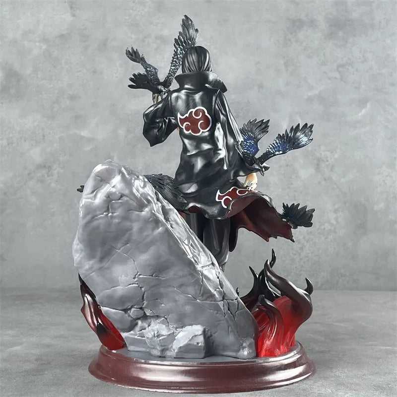 Naruto Itachi Uchiha Crow Hall Figure – GK PVC Anime Collectible Statue Model Ornament