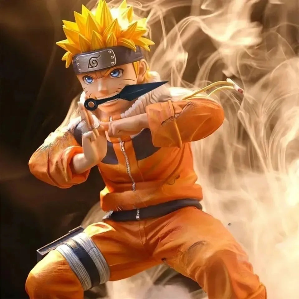 Naruto Uzumaki Replica PVC Figure – 18 cm Anime Collectible Statue Model Toy for Display & Gifts