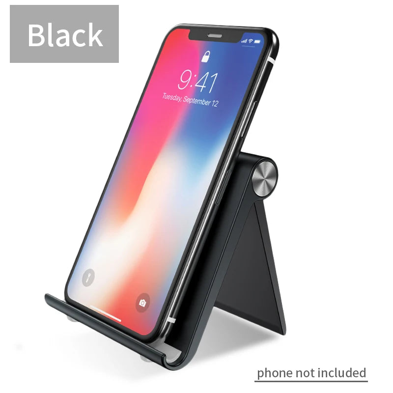 Adjustable Mobile Phone & Tablet Stand – Portable Desk Holder Mount for Smartphones, iPhones, and Tablets