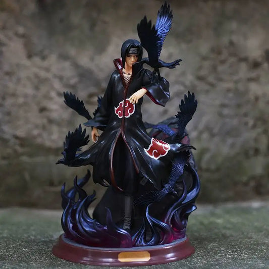 Naruto Itachi Uchiha Crow Hall Figure – GK PVC Anime Collectible Statue Model Ornament