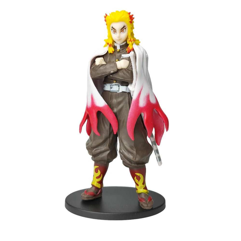 Demon Slayer Anime Figures – 14 cm Tanjiro, Nezuko, Zenitsu & Inosuke PVC Collectible Statues