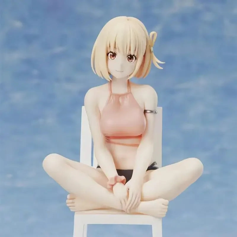 Lycoris Recoil Chisato Nishikigi Figure – Anime PVC Collectible Doll Statue Model Toy for Gifts & Decoration