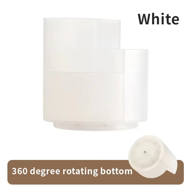 360° Rotating Desk Pencil Holder – Multi-Compartment Organizer for Office, School & Home Use