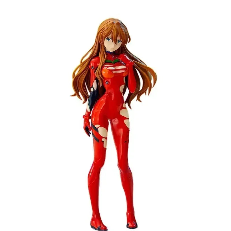 Neon Genesis Evangelion Figures – 18 cm Rei Ayanami & Asuka PVC Anime Collectible Statue Model Toys