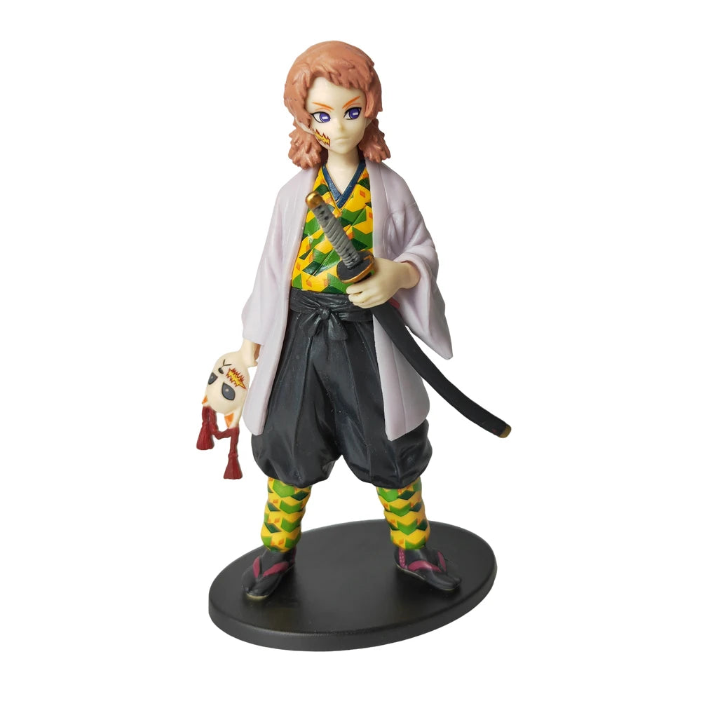Demon Slayer Anime Figures – 14 cm Tanjiro, Nezuko, Zenitsu & Inosuke PVC Collectible Statues