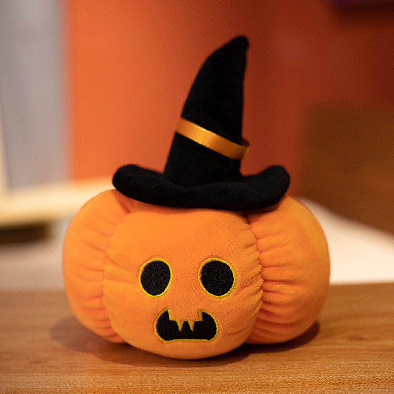 Halloween Pumpkin Plush Toy – Cute Stuffed Pumpkin Doll for Decoration & Gifts