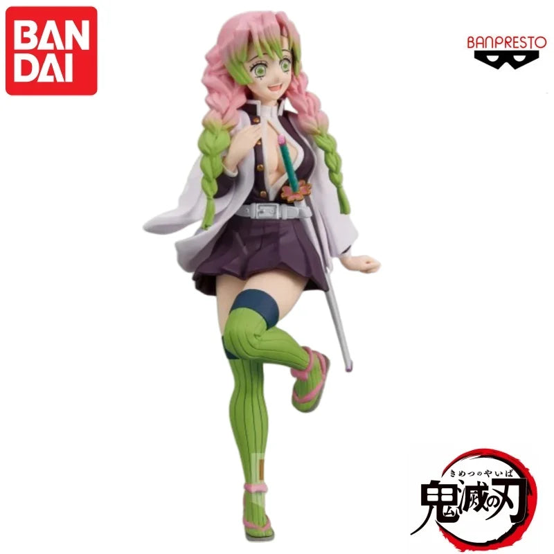 Demon Slayer Mitsuri Kanroji Figure – 16 cm Banpresto Bandai PVC Anime Collectible Statue Model