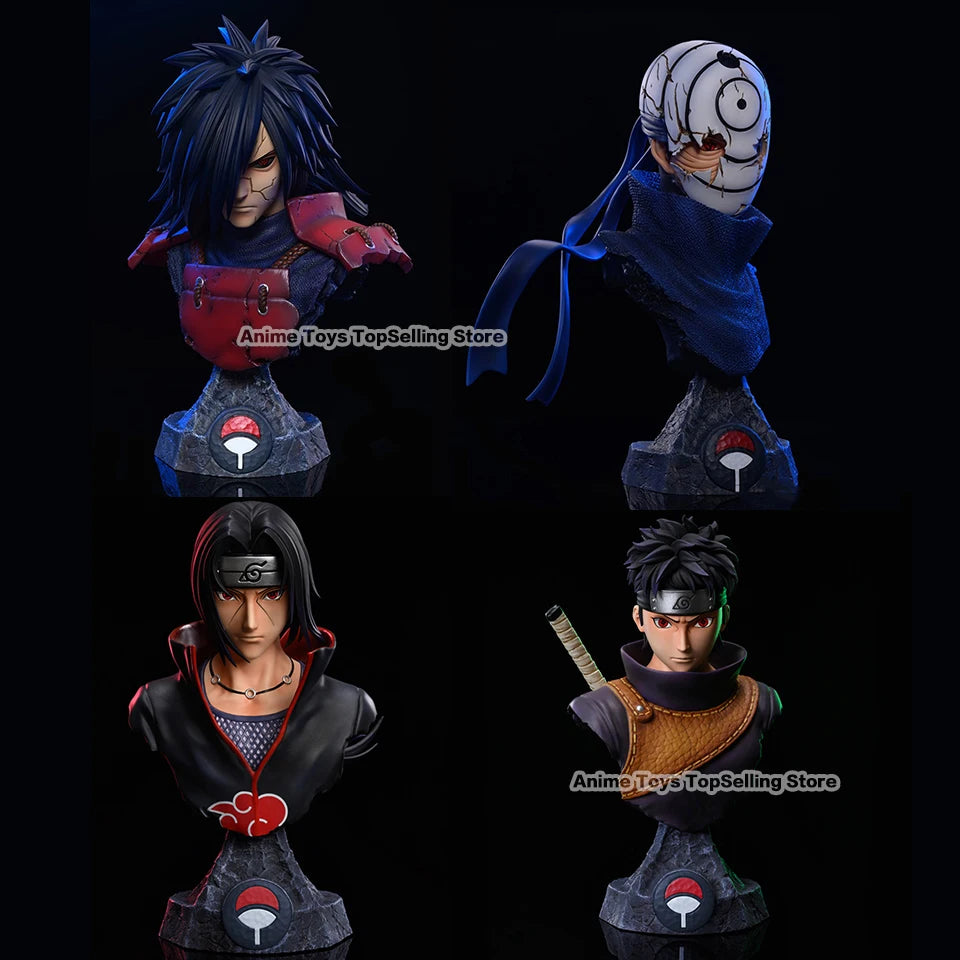 Naruto Figures – 10–14 cm Madara, Sasuke, Kakashi & Minato PVC Anime Collectible Statue Models