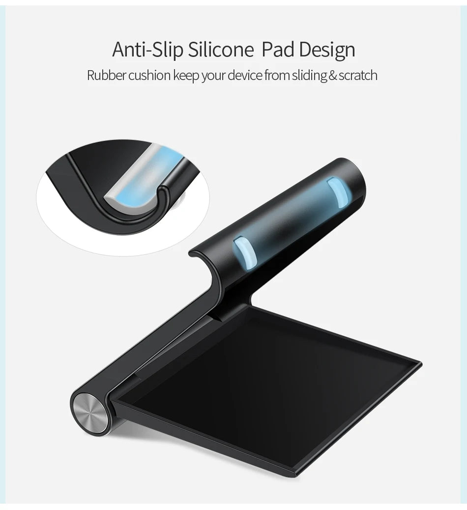 Adjustable Mobile Phone & Tablet Stand – Portable Desk Holder Mount for Smartphones, iPhones, and Tablets