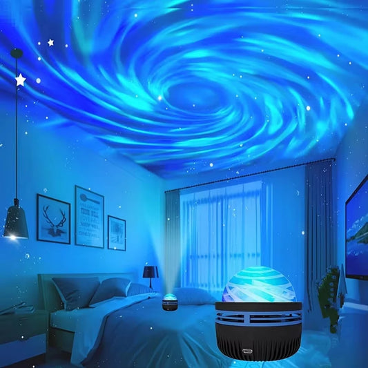 LED Galaxy Projector Light – Colorful Sky Night Lamp