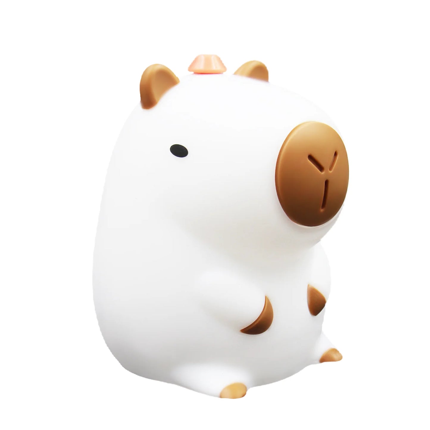 Cute Capybara Night Light – Rechargeable Silicone Touch Lamp for Kids & Home Décor | Dimmable, Portable & Adorably Giftable