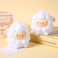 Adorable Rabbit Night Light – Soft Silicone Touch Lamp