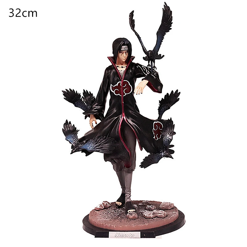 Naruto Itachi Uchiha Crow Hall Figure – GK PVC Anime Collectible Statue Model Ornament