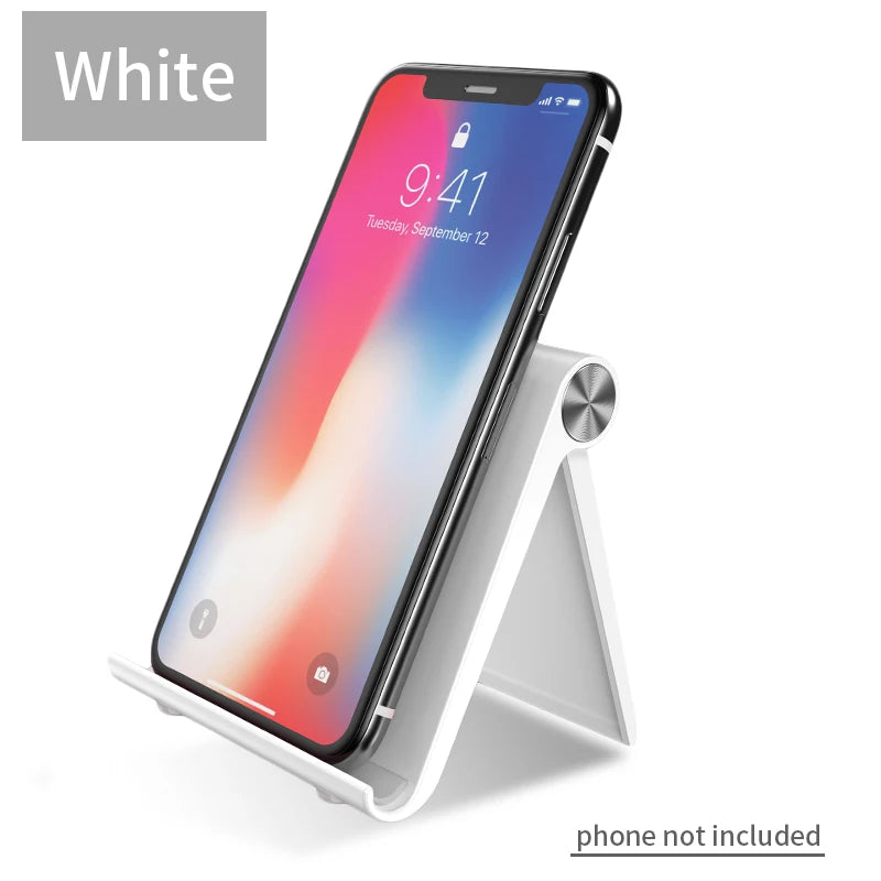 Adjustable Mobile Phone & Tablet Stand – Portable Desk Holder Mount for Smartphones, iPhones, and Tablets