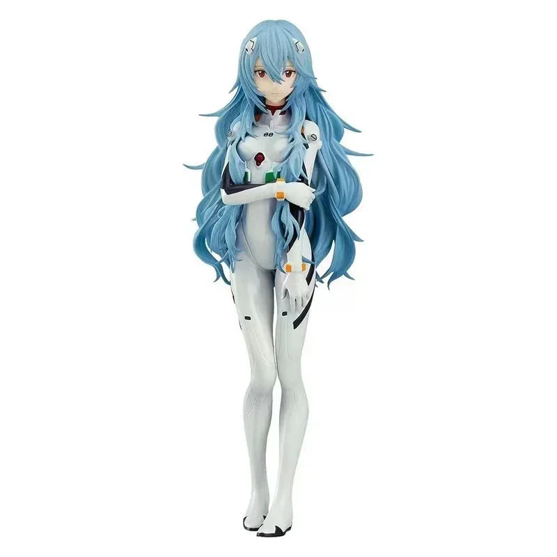 Neon Genesis Evangelion Figures – 18 cm Rei Ayanami & Asuka PVC Anime Collectible Statue Model Toys