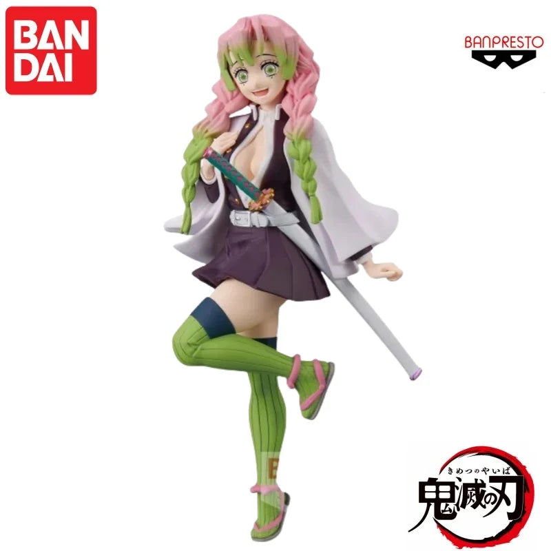 Demon Slayer Mitsuri Kanroji Figure – 16 cm Banpresto Bandai PVC Anime Collectible Statue Model