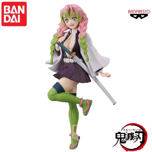 Demon Slayer Mitsuri Kanroji Figure – 16 cm Banpresto Bandai PVC Anime Collectible Statue Model