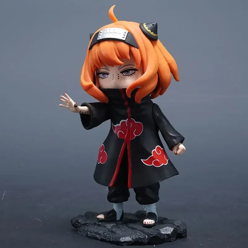 Spy×Family Anya Forger Replica Figure – Cosplay Crossover Naruto Itachi Uchiha & Pain PVC Collectible Model Toy