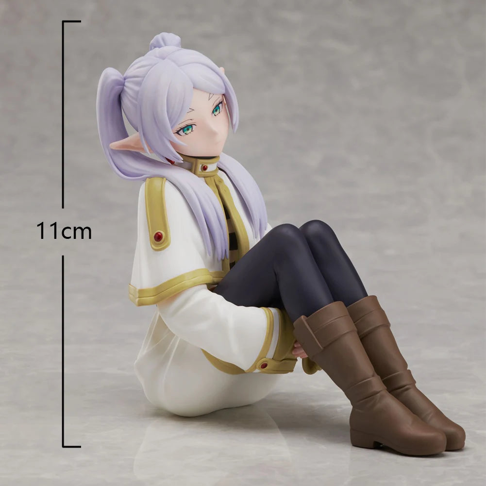 Frieren: Beyond Journey’s End Figure – 11 cm Sitting Noodle Stopper PVC Anime Collectible Model Toy