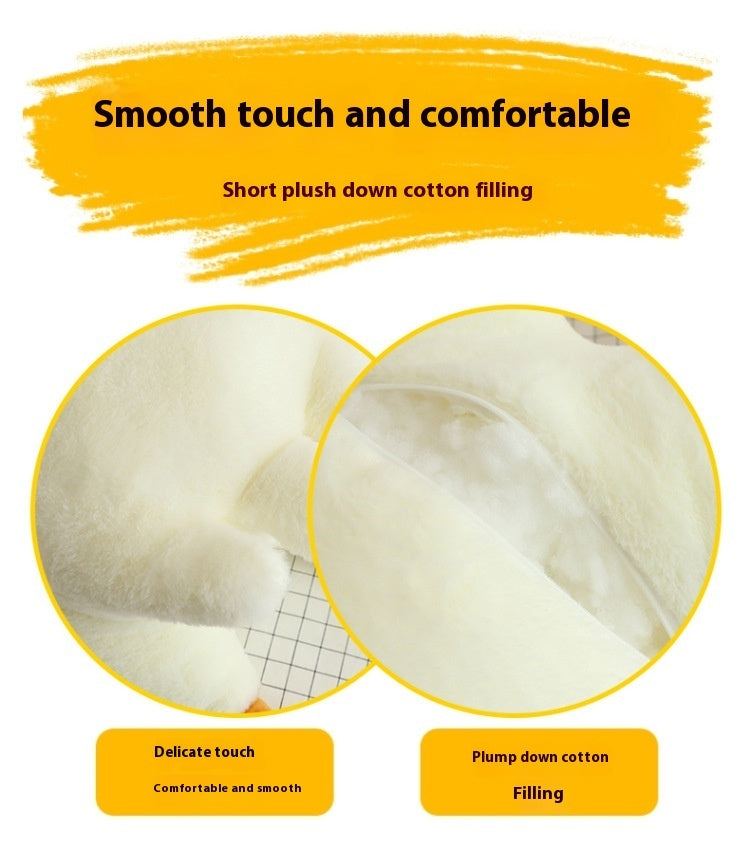 Giant White Goose Plush Pillow – Soft Stuffed Animal Toy