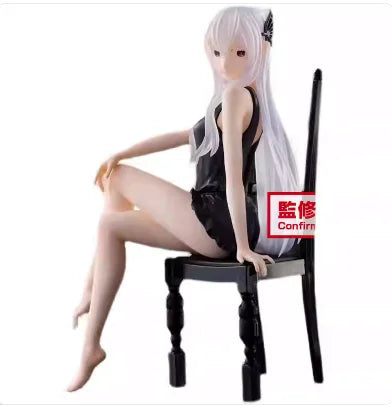 Re:Zero Echidna Relax Time Figure – Bandai 18 cm Another Color Ver. PVC Anime Collectible Statue Model