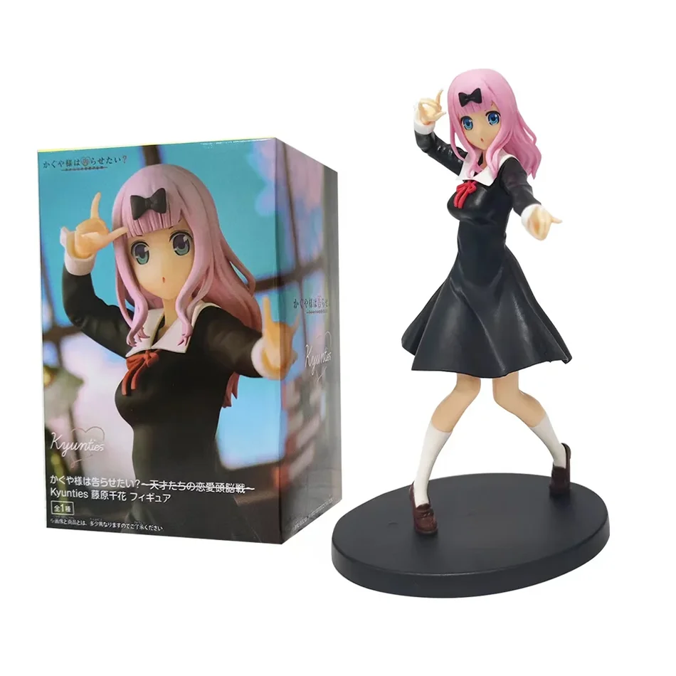 Kaguya-sama: Love is War Figures – Fujiwara Chika & Shinomiya Kaguya PVC Anime Collectible Statue Models