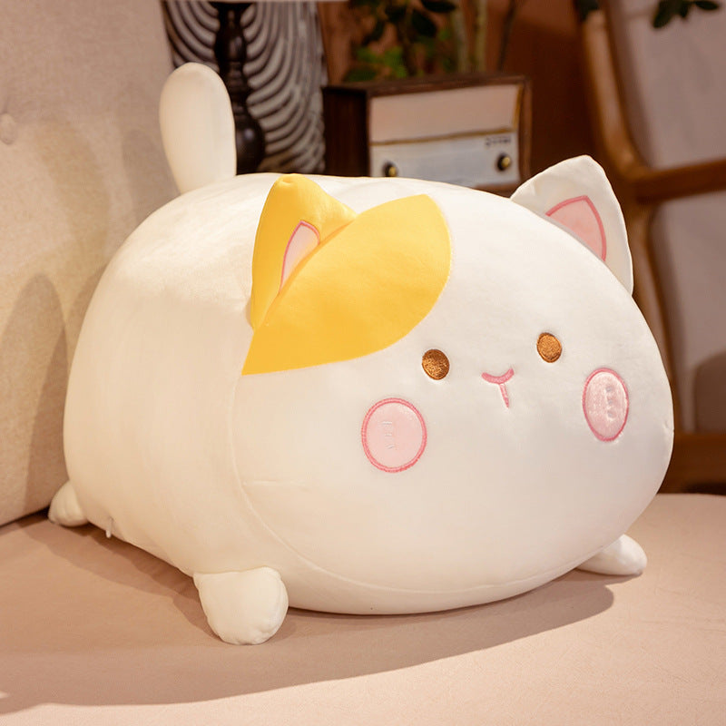 Cute Cat Plush Toy – Soft Stuffed Animal Doll in Multiple Colors
