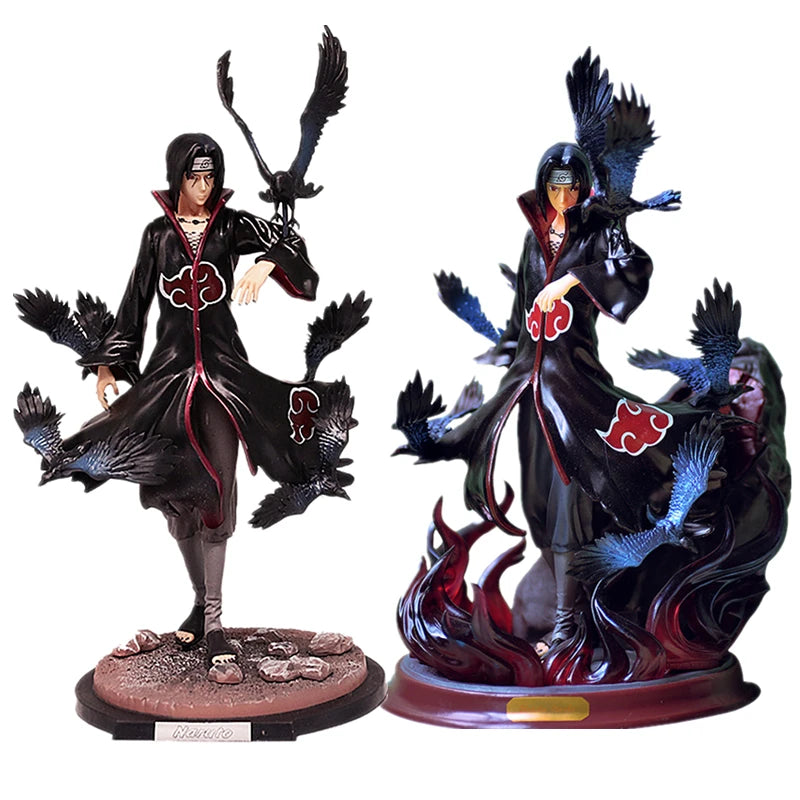 Naruto Itachi Uchiha Crow Hall Figure – GK PVC Anime Collectible Statue Model Ornament