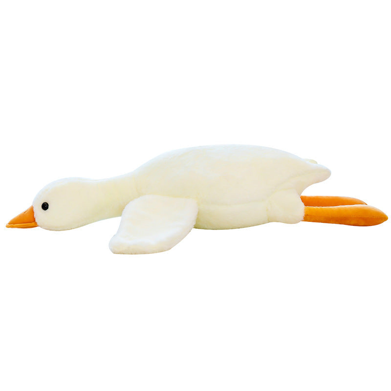 Giant White Goose Plush Pillow – Soft Stuffed Animal Toy