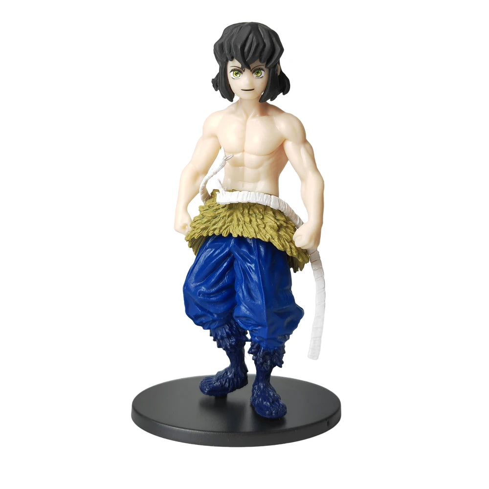 Demon Slayer Anime Figures – 14 cm Tanjiro, Nezuko, Zenitsu & Inosuke PVC Collectible Statues